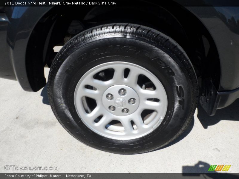 Mineral Gray Metallic / Dark Slate Gray 2011 Dodge Nitro Heat