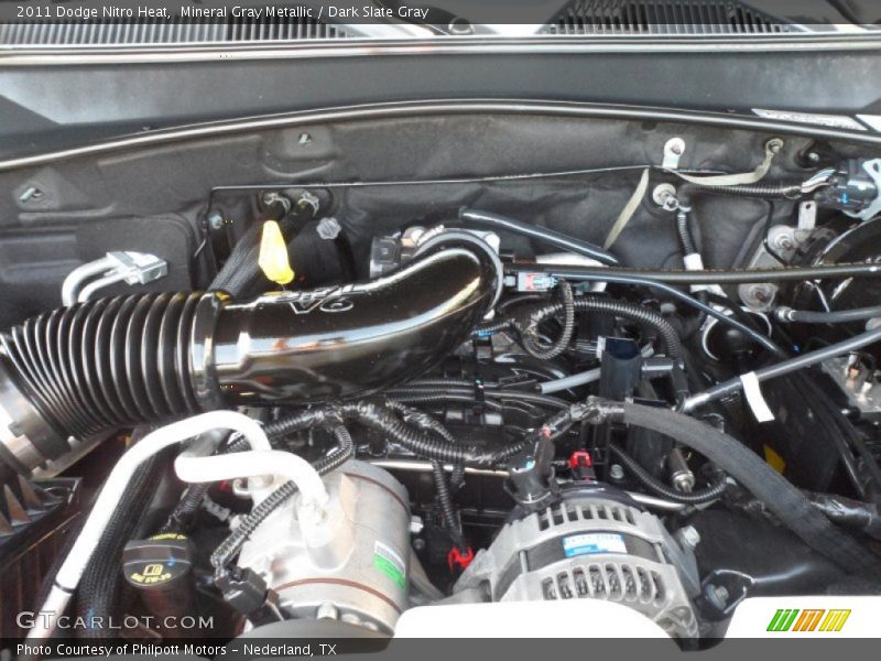 Mineral Gray Metallic / Dark Slate Gray 2011 Dodge Nitro Heat