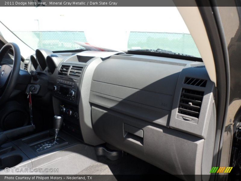 Mineral Gray Metallic / Dark Slate Gray 2011 Dodge Nitro Heat