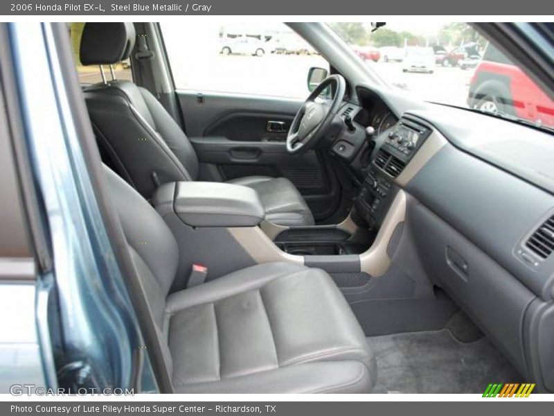 Steel Blue Metallic / Gray 2006 Honda Pilot EX-L