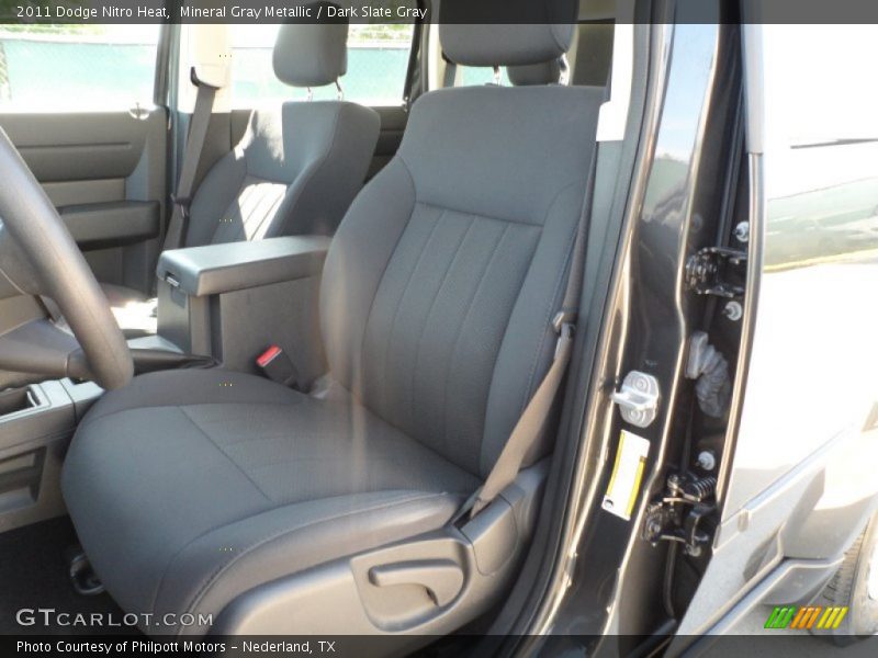 Mineral Gray Metallic / Dark Slate Gray 2011 Dodge Nitro Heat