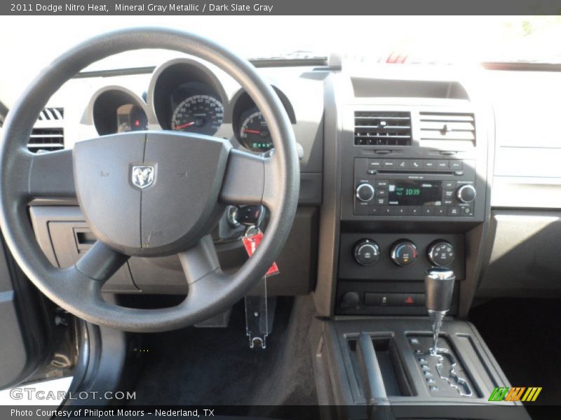 Mineral Gray Metallic / Dark Slate Gray 2011 Dodge Nitro Heat