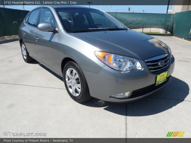 Carbon Gray Mist / Gray 2010 Hyundai Elantra GLS