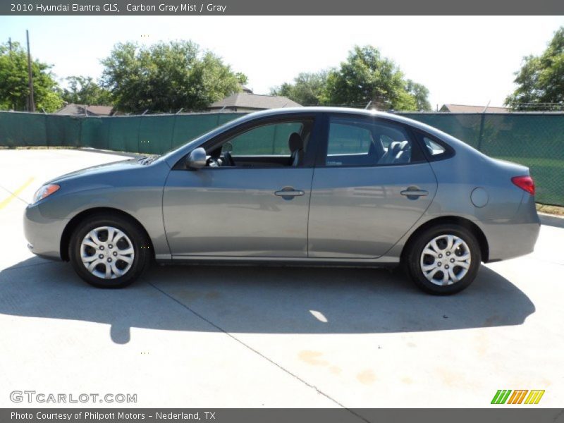 Carbon Gray Mist / Gray 2010 Hyundai Elantra GLS