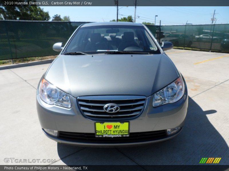 Carbon Gray Mist / Gray 2010 Hyundai Elantra GLS