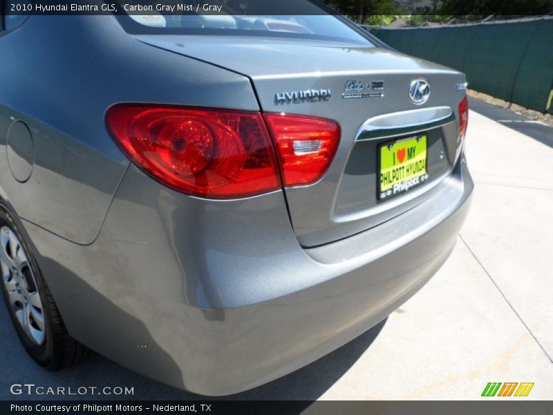 Carbon Gray Mist / Gray 2010 Hyundai Elantra GLS