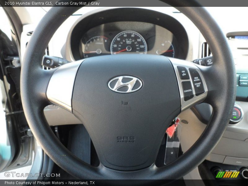 Carbon Gray Mist / Gray 2010 Hyundai Elantra GLS