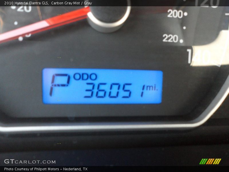 Carbon Gray Mist / Gray 2010 Hyundai Elantra GLS