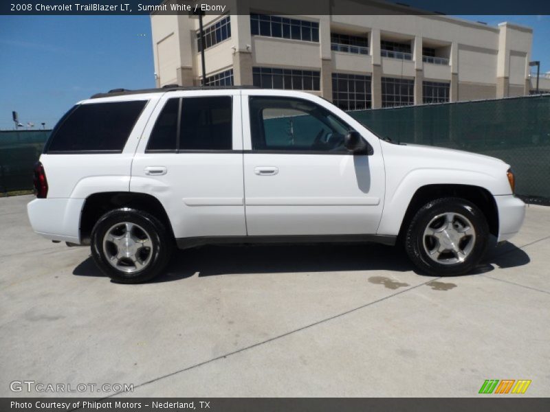 Summit White / Ebony 2008 Chevrolet TrailBlazer LT