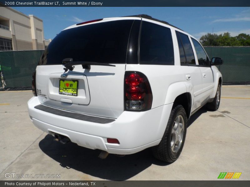 Summit White / Ebony 2008 Chevrolet TrailBlazer LT