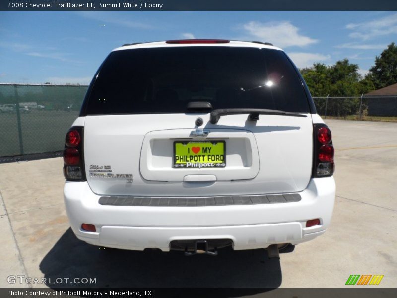 Summit White / Ebony 2008 Chevrolet TrailBlazer LT