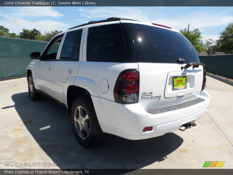 Summit White / Ebony 2008 Chevrolet TrailBlazer LT