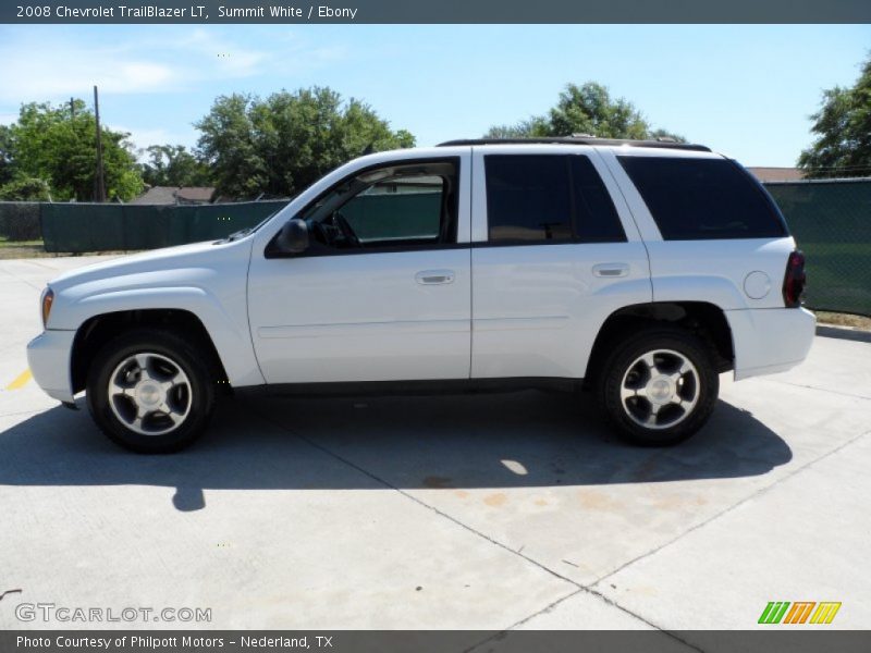 Summit White / Ebony 2008 Chevrolet TrailBlazer LT