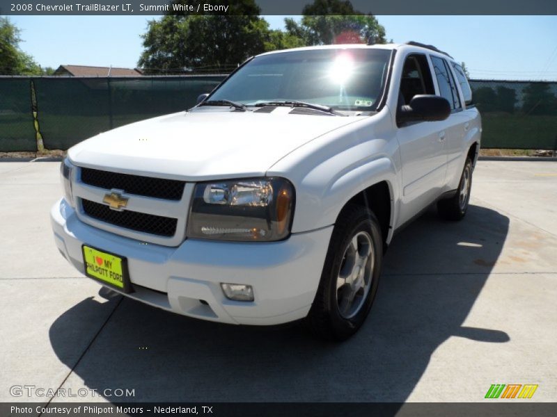 Summit White / Ebony 2008 Chevrolet TrailBlazer LT