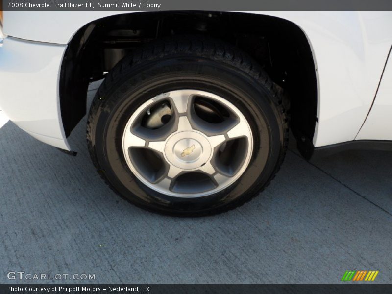 Summit White / Ebony 2008 Chevrolet TrailBlazer LT