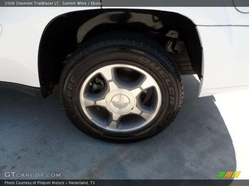 Summit White / Ebony 2008 Chevrolet TrailBlazer LT