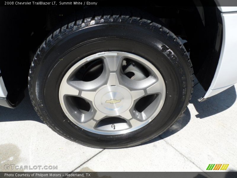 Summit White / Ebony 2008 Chevrolet TrailBlazer LT