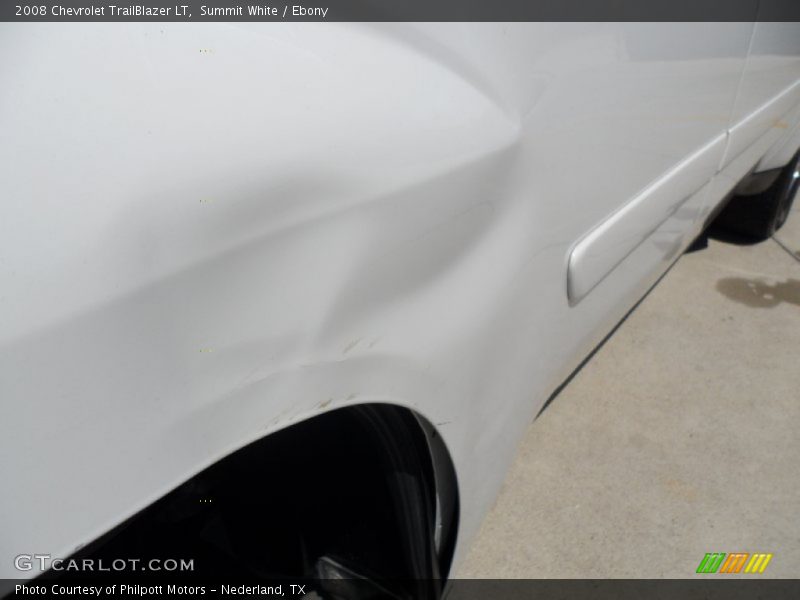 Summit White / Ebony 2008 Chevrolet TrailBlazer LT