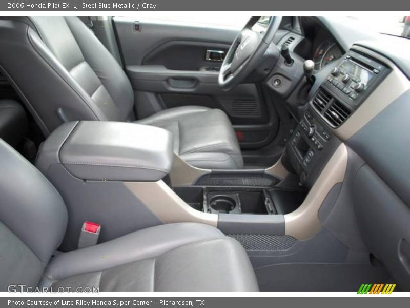 Steel Blue Metallic / Gray 2006 Honda Pilot EX-L