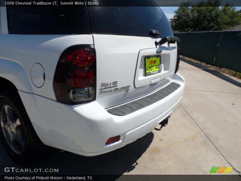 Summit White / Ebony 2008 Chevrolet TrailBlazer LT