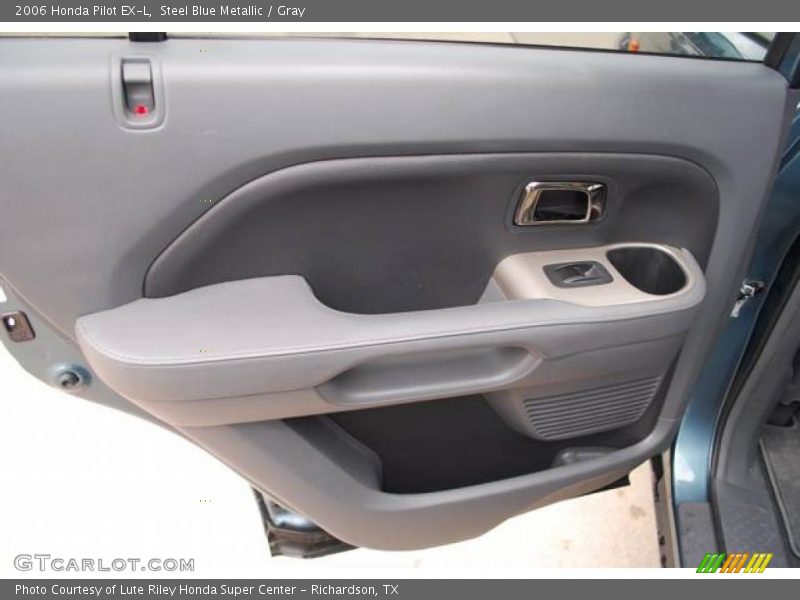 Steel Blue Metallic / Gray 2006 Honda Pilot EX-L