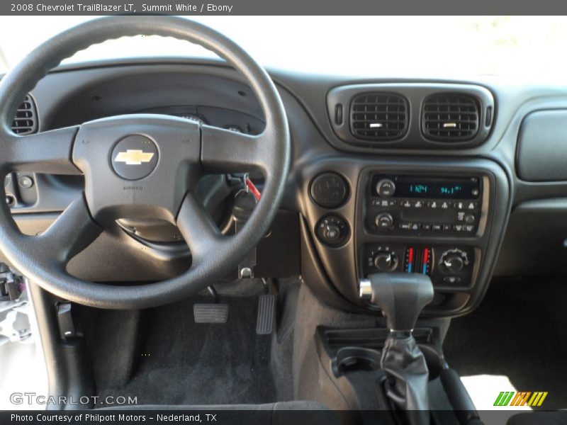 Summit White / Ebony 2008 Chevrolet TrailBlazer LT