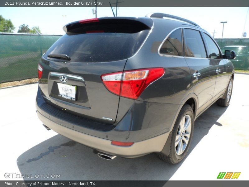 Boulder Gray / Gray 2012 Hyundai Veracruz Limited