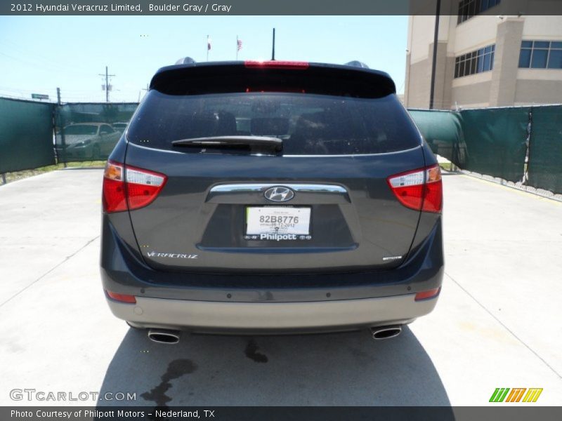 Boulder Gray / Gray 2012 Hyundai Veracruz Limited