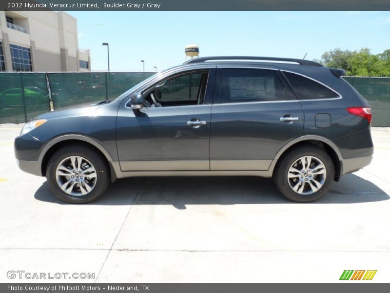 Boulder Gray / Gray 2012 Hyundai Veracruz Limited