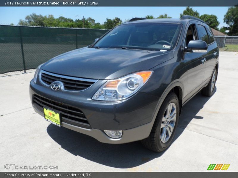 Boulder Gray / Gray 2012 Hyundai Veracruz Limited