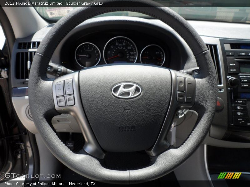 Boulder Gray / Gray 2012 Hyundai Veracruz Limited