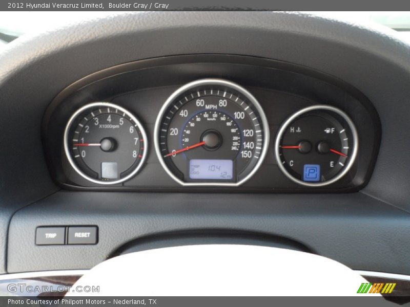 Boulder Gray / Gray 2012 Hyundai Veracruz Limited