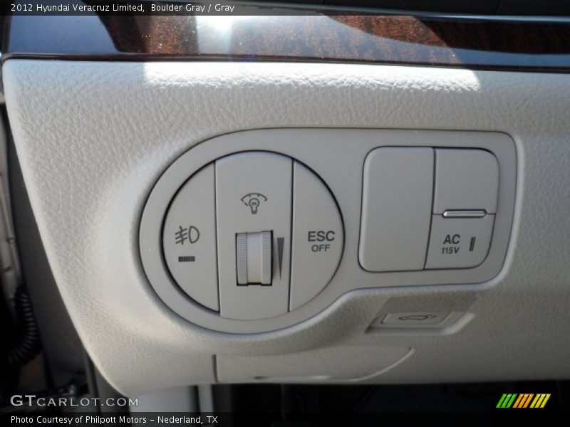 Boulder Gray / Gray 2012 Hyundai Veracruz Limited
