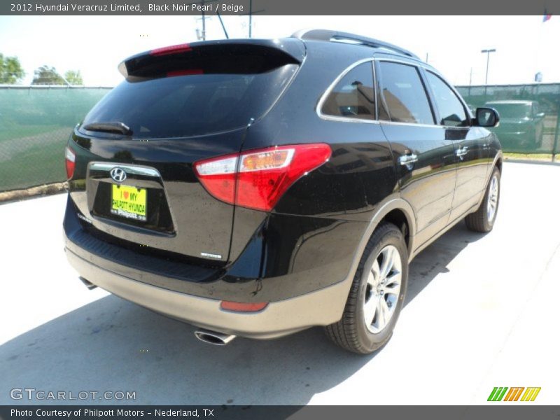 Black Noir Pearl / Beige 2012 Hyundai Veracruz Limited