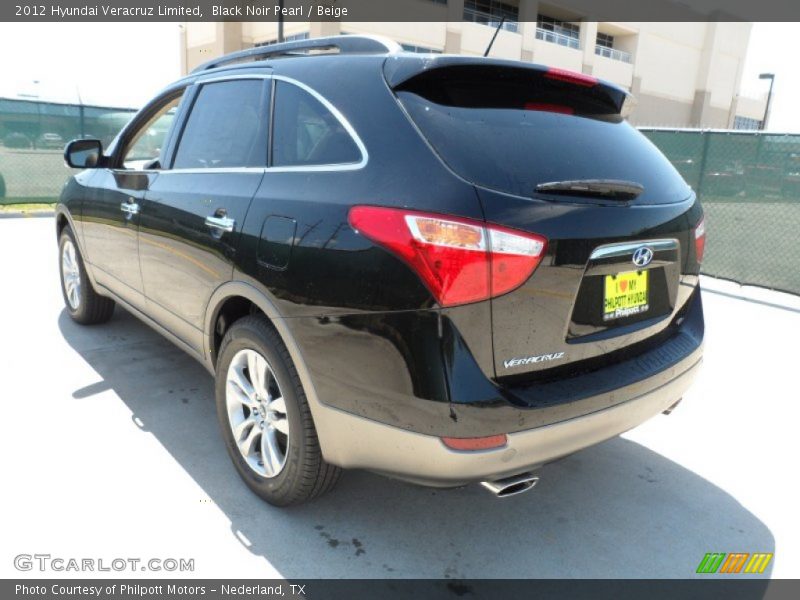 Black Noir Pearl / Beige 2012 Hyundai Veracruz Limited