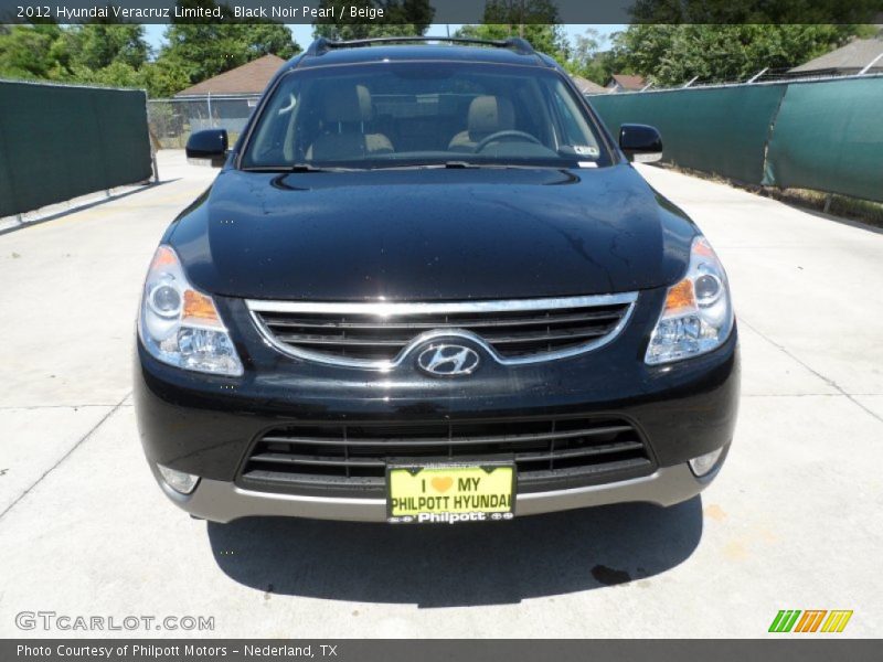Black Noir Pearl / Beige 2012 Hyundai Veracruz Limited