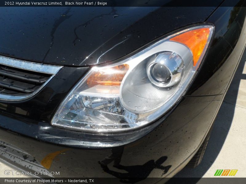 Black Noir Pearl / Beige 2012 Hyundai Veracruz Limited