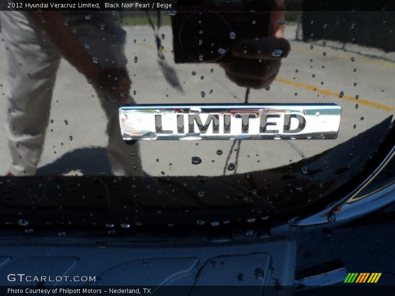 Black Noir Pearl / Beige 2012 Hyundai Veracruz Limited