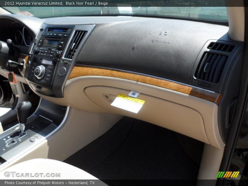 Black Noir Pearl / Beige 2012 Hyundai Veracruz Limited