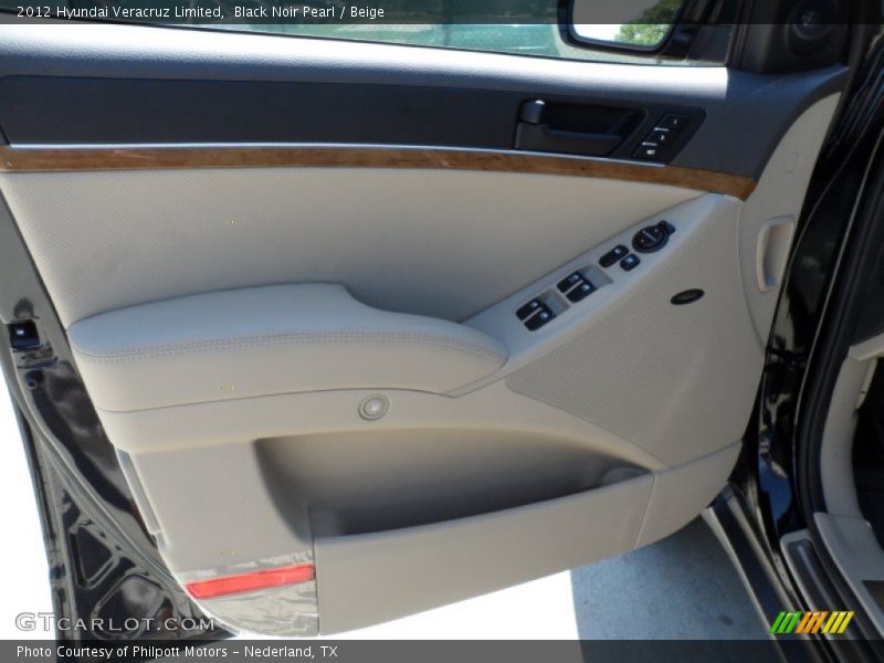 Black Noir Pearl / Beige 2012 Hyundai Veracruz Limited