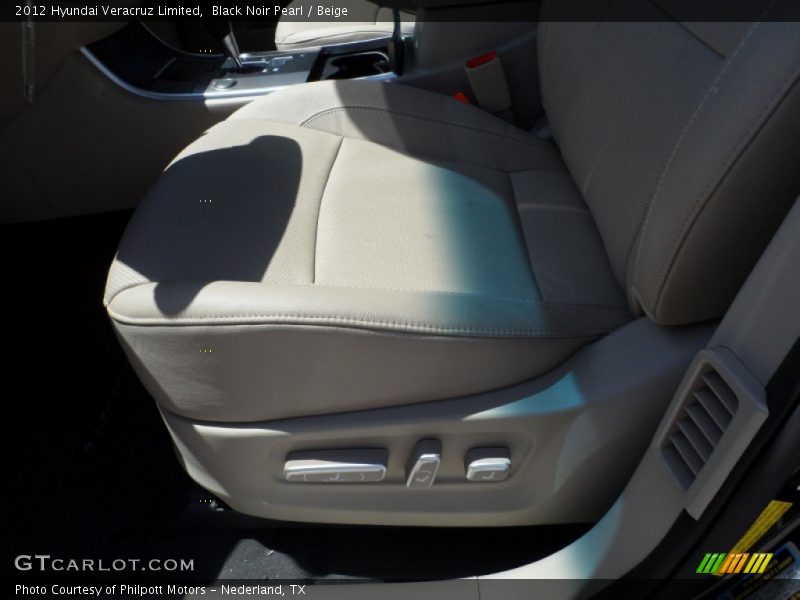 Black Noir Pearl / Beige 2012 Hyundai Veracruz Limited