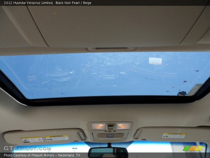 Black Noir Pearl / Beige 2012 Hyundai Veracruz Limited
