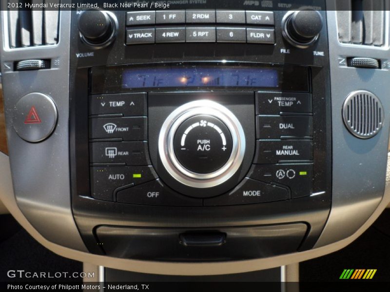 Black Noir Pearl / Beige 2012 Hyundai Veracruz Limited