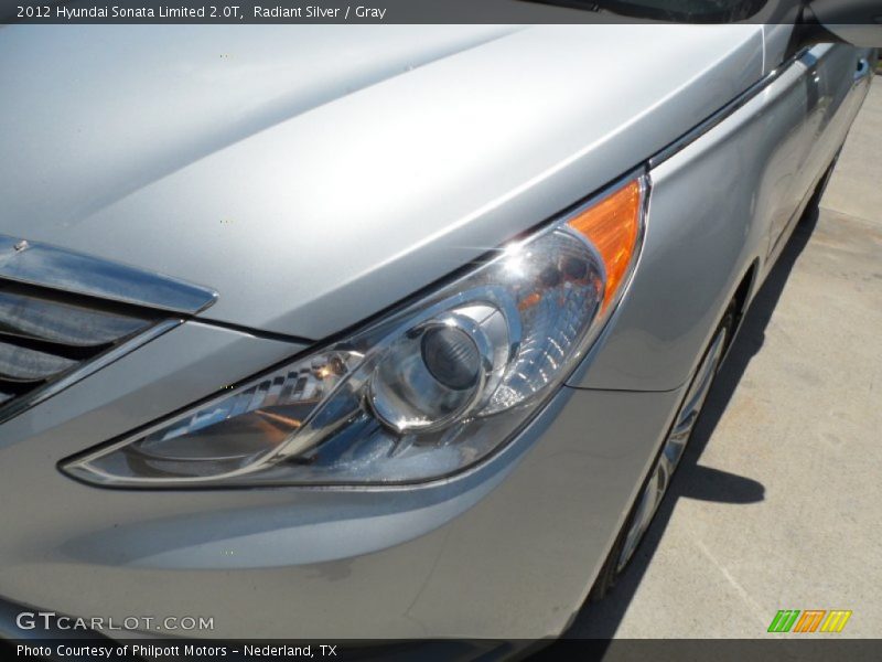 Radiant Silver / Gray 2012 Hyundai Sonata Limited 2.0T