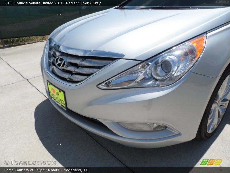 Radiant Silver / Gray 2012 Hyundai Sonata Limited 2.0T