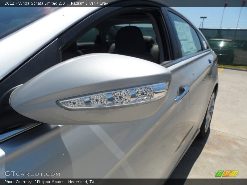 Radiant Silver / Gray 2012 Hyundai Sonata Limited 2.0T