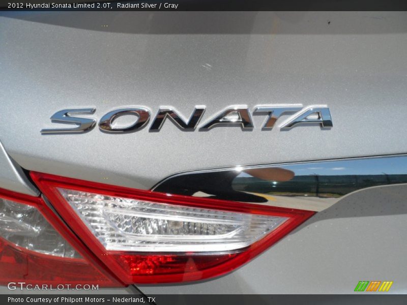 Radiant Silver / Gray 2012 Hyundai Sonata Limited 2.0T