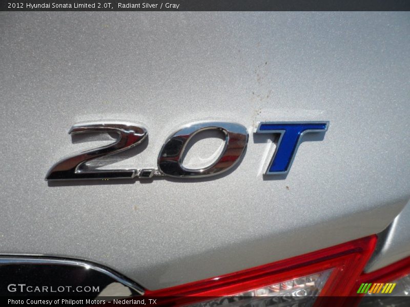 Radiant Silver / Gray 2012 Hyundai Sonata Limited 2.0T