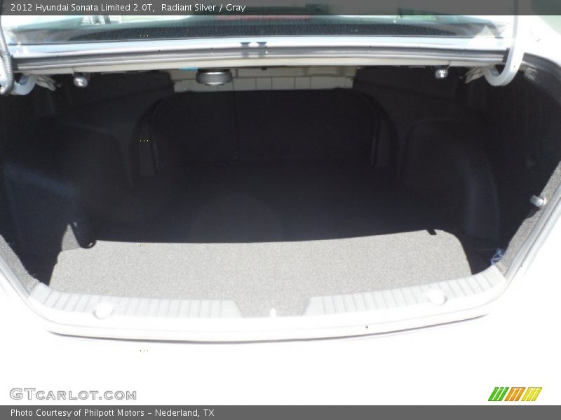 Radiant Silver / Gray 2012 Hyundai Sonata Limited 2.0T