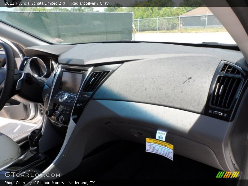 Radiant Silver / Gray 2012 Hyundai Sonata Limited 2.0T